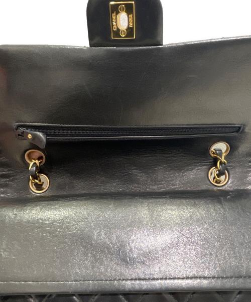 CHANEL（シャネル）CHANEL (シャネル) マトラッセ25 チェーンショルダーバッグ  ブラック×ゴールド金具 サイズ:25の古着・服飾アイテム