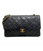 CHANELシャネル）の古着「マトラッセ25」｜ブラック×ゴールド