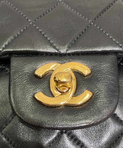 CHANEL（シャネル）CHANEL (シャネル) マトラッセ25  ブラック×ゴールド サイズ:25の古着・服飾アイテム