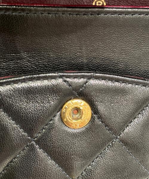 CHANEL（シャネル）CHANEL (シャネル) マトラッセ25  ブラック×ゴールド サイズ:25の古着・服飾アイテム