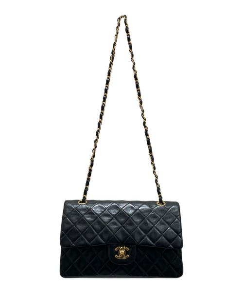 CHANEL（シャネル）CHANEL (シャネル) マトラッセ25  ブラック×ゴールド サイズ:25の古着・服飾アイテム