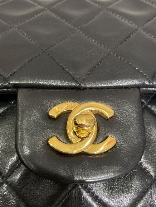 CHANEL（シャネル）CHANEL (シャネル) マトラッセ25 ブラック×ゴールド金具 サイズ:25の古着・服飾アイテム