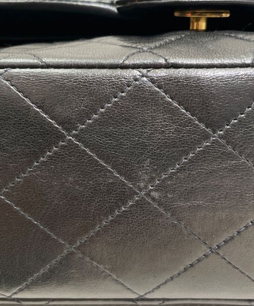 CHANEL（シャネル）CHANEL (シャネル) マトラッセ25 ブラック×ゴールド金具 サイズ:25の古着・服飾アイテム