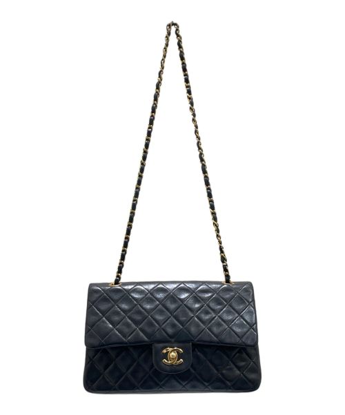 CHANEL（シャネル）CHANEL (シャネル) マトラッセ25 ブラック×ゴールド金具 サイズ:25の古着・服飾アイテム