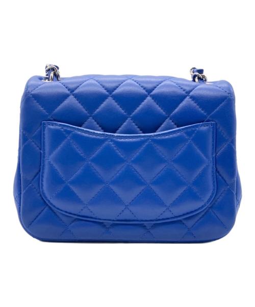 CHANEL（シャネル）CHANEL (シャネル) ミニマトラッセ チェーンショルダーバッグ ブルーの古着・服飾アイテム