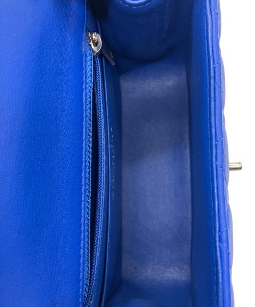 CHANEL（シャネル）CHANEL (シャネル) ミニマトラッセ チェーンショルダーバッグ ブルーの古着・服飾アイテム