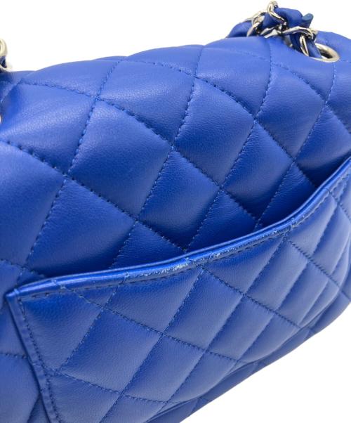 CHANEL（シャネル）CHANEL (シャネル) ミニマトラッセ チェーンショルダーバッグ ブルーの古着・服飾アイテム