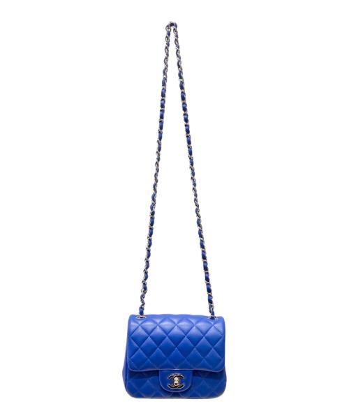 CHANEL（シャネル）CHANEL (シャネル) ミニマトラッセ チェーンショルダーバッグ ブルーの古着・服飾アイテム