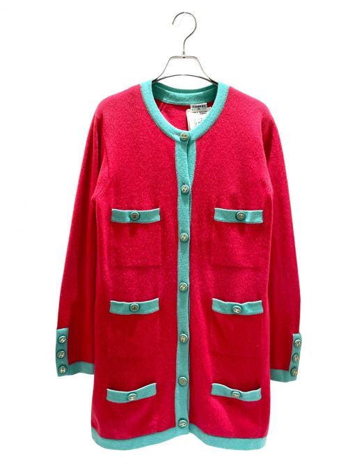 CHANEL（シャネル）CHANEL (シャネル) アンサンブルカーディガン ピンク サイズ:42の古着・服飾アイテム