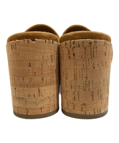 CHANEL（シャネル）CHANEL (シャネル) cork sole sandal ブラウン サイズ:37の古着・服飾アイテム