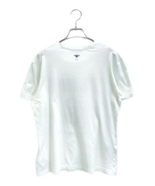 Christian Dior（クリスチャン ディオール）Christian Dior (クリスチャン ディオール) J'ADIOR8 スパンコール刺繍 Tシャツ ホワイト サイズ:XSの古着・服飾アイテム