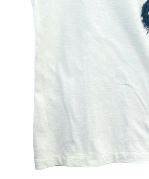 Christian Dior（クリスチャン ディオール）Christian Dior (クリスチャン ディオール) J'ADIOR8 スパンコール刺繍 Tシャツ ホワイト サイズ:XSの古着・服飾アイテム