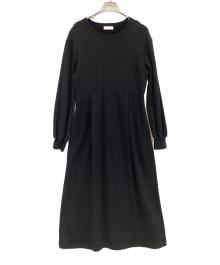 SYNE TOKYO（シン トウキョウ）の古着「カットソーワンピース」｜ブラック