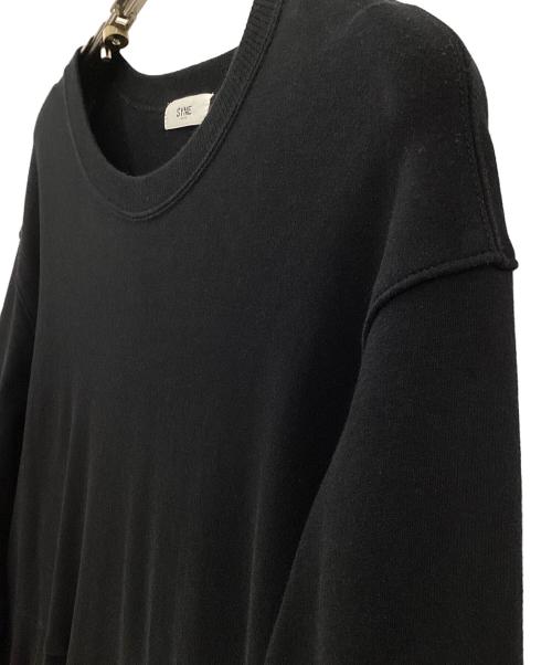 SYNE TOKYO（シン トウキョウ）SYNE TOKYO (シン トウキョウ) カットソーワンピース ブラック サイズ:Sの古着・服飾アイテム
