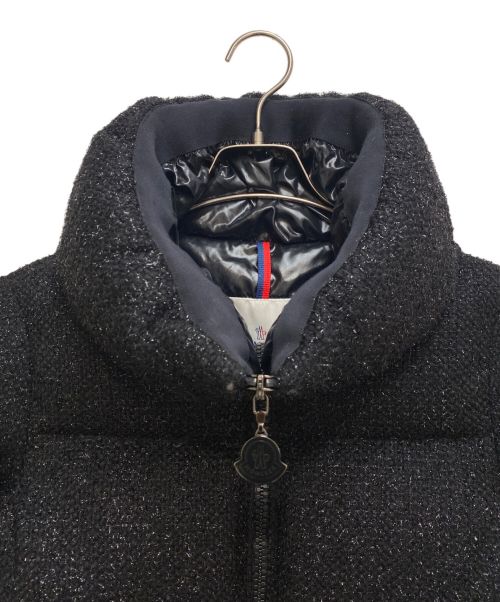 MONCLER（モンクレール）MONCLER (モンクレール) Lame down jacket（ラメダウンジャケット） ブラック サイズ:1の古着・服飾アイテム