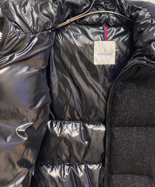 MONCLER（モンクレール）MONCLER (モンクレール) Lame down jacket（ラメダウンジャケット） ブラック サイズ:1の古着・服飾アイテム