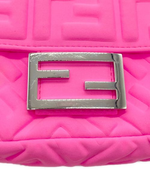 FENDI（フェンディ）FENDI (フェンディ) NICKI MINAJ (ニッキーミナージュ) マンマバゲット スモールバッグ ショッキングピンク サイズ:スモールの古着・服飾アイテム