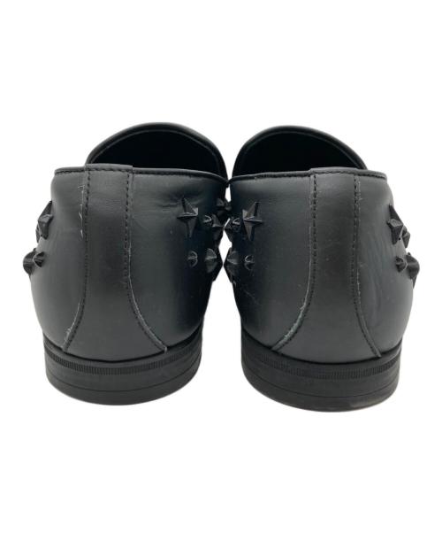 JIMMY CHOO（ジミーチュウ）JIMMY CHOO (ジミーチュウ) スリッポン ブラック サイズ:40の古着・服飾アイテム