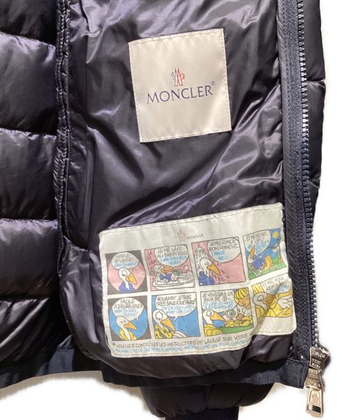 MONCLER（モンクレール）MONCLER (モンクレール) AVRIEUX/Down Jacket（アヴリュー/ダウンジャケット） ネイビー サイズ:2の古着・服飾アイテム
