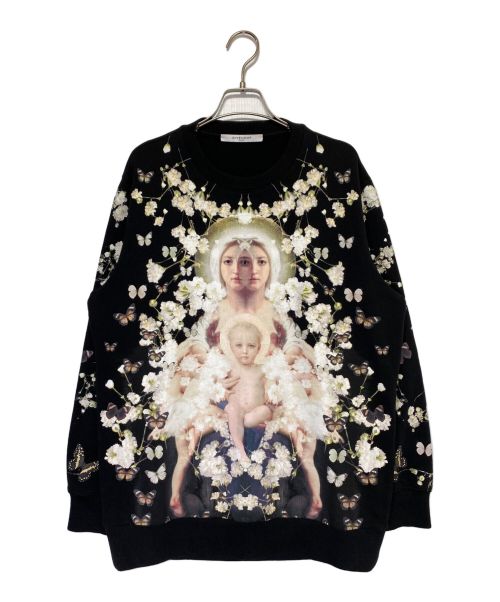 GIVENCHY（ジバンシィ）GIVENCHY (ジバンシィ) プリントスウェット ブラック サイズ:Mの古着・服飾アイテム