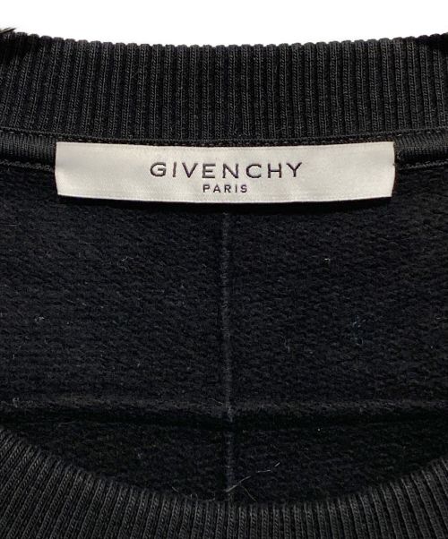 GIVENCHY（ジバンシィ）GIVENCHY (ジバンシィ) プリントスウェット ブラック サイズ:Mの古着・服飾アイテム