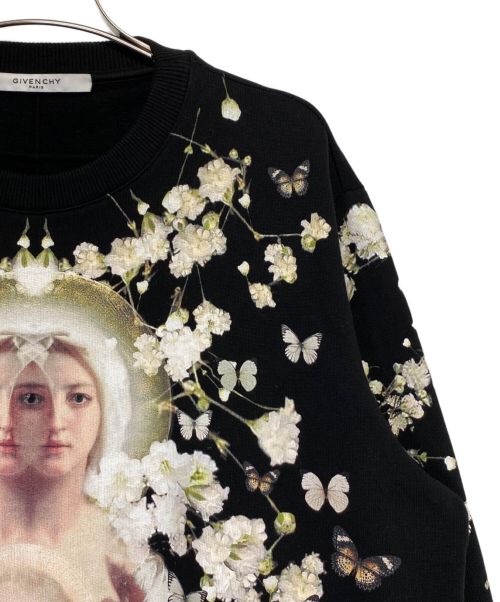 GIVENCHY（ジバンシィ）GIVENCHY (ジバンシィ) プリントスウェット ブラック サイズ:Mの古着・服飾アイテム