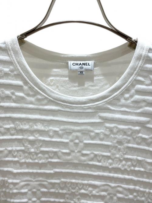 CHANEL（シャネル）CHANEL (シャネル) Coco Mark T-shirt ホワイト サイズ:XSの古着・服飾アイテム
