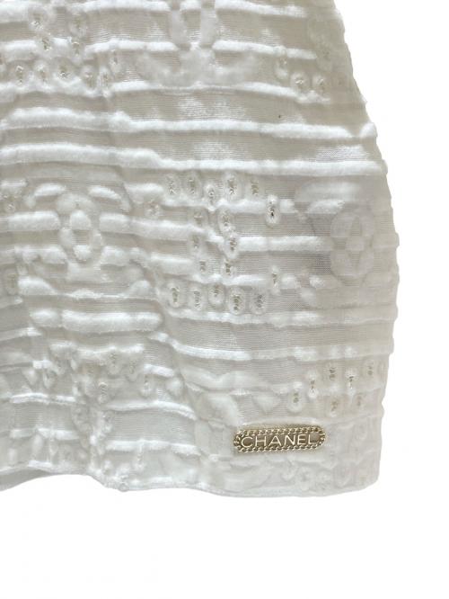 CHANEL（シャネル）CHANEL (シャネル) Coco Mark T-shirt ホワイト サイズ:XSの古着・服飾アイテム