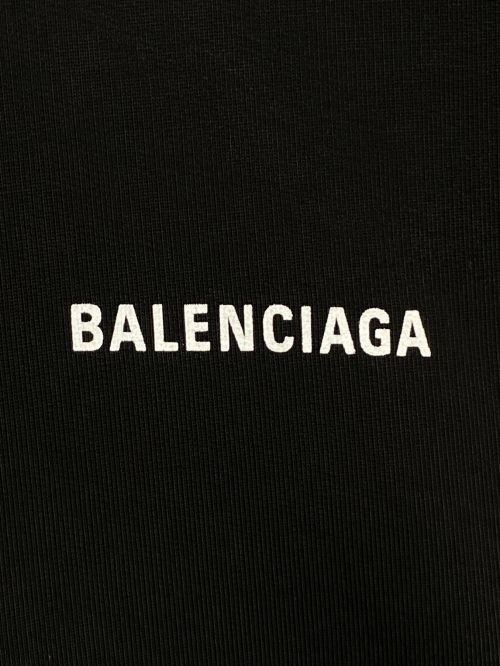 BALENCIAGA（バレンシアガ）BALENCIAGA (バレンシアガ) バックロゴプリントパーカー ブラック サイズ:Lの古着・服飾アイテム