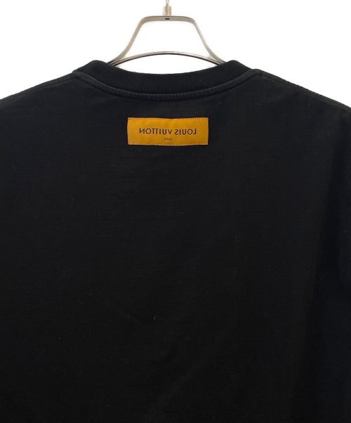 LOUIS VUITTON（ルイ ヴィトン）LOUIS VUITTON (ルイ ヴィトン) カートゥーンLVロゴTシャツ ブラック サイズ:Ｌの古着・服飾アイテム
