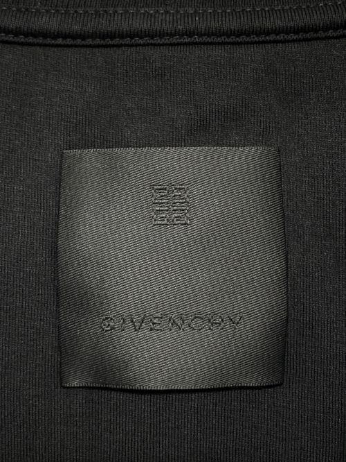 GIVENCHY（ジバンシィ）GIVENCHY (ジバンシィ) 4Gロゴ刺繍Tシャツ ブラック サイズ:XSの古着・服飾アイテム