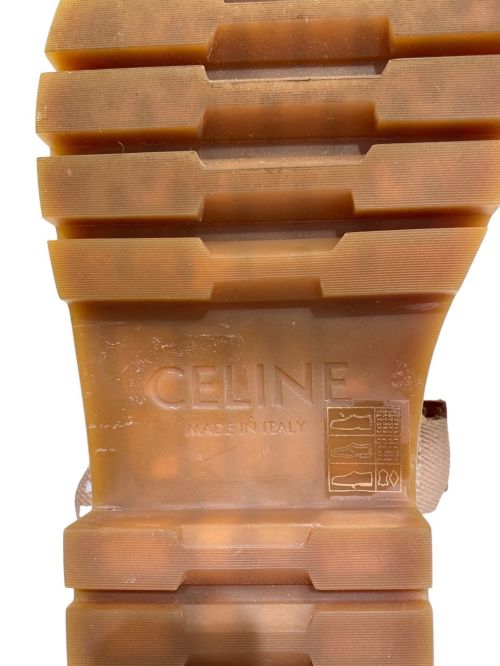 CELINE（セリーヌ）CELINE (セリーヌ) レオ ストラッピー サンダル ブラウン サイズ:38の古着・服飾アイテム