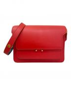 MARNIマルニ）の古着「TRUNK BAG」｜レッド×ネイビー