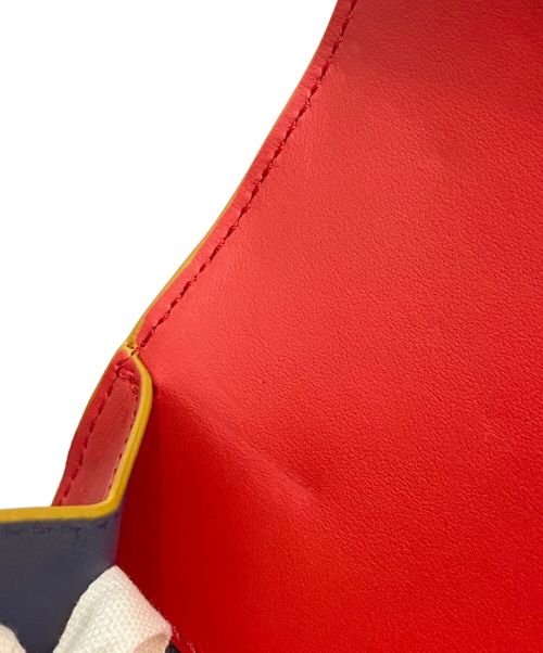 MARNI（マルニ）MARNI (マルニ) TRUNK BAG レッド×ネイビーの古着・服飾アイテム