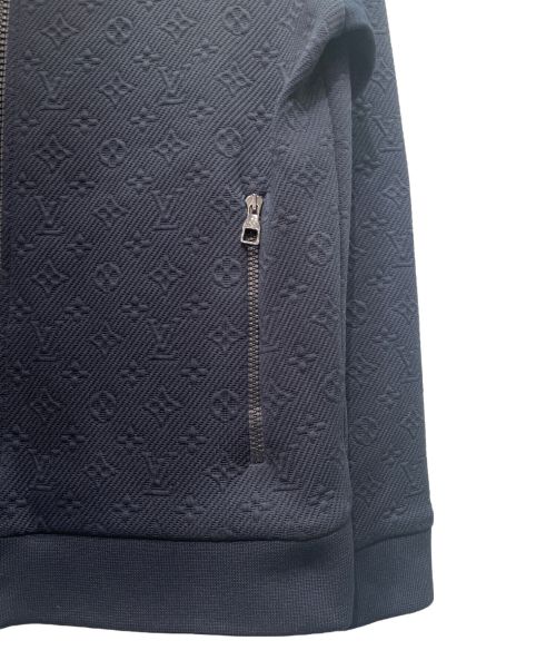 LOUIS VUITTON（ルイ ヴィトン）LOUIS VUITTON (ルイ ヴィトン) モノグラム ジップアップジャケット ネイビー サイズ:sの古着・服飾アイテム