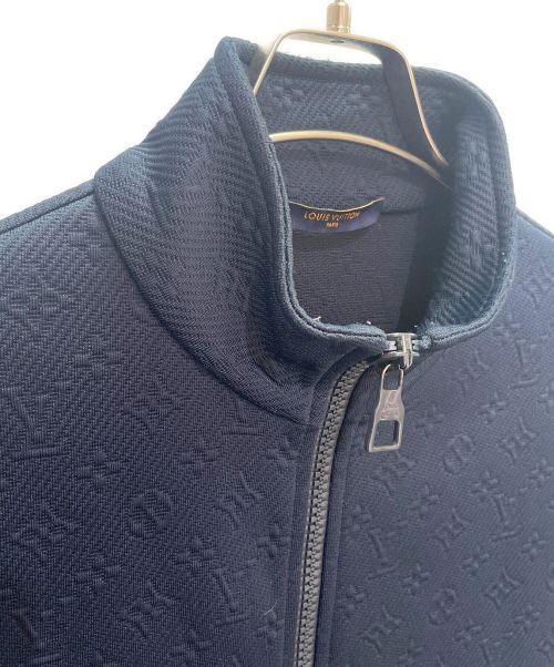 LOUIS VUITTON（ルイ ヴィトン）LOUIS VUITTON (ルイ ヴィトン) モノグラム ジップアップジャケット ネイビー サイズ:sの古着・服飾アイテム