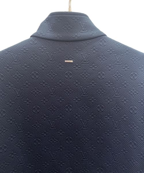 LOUIS VUITTON（ルイ ヴィトン）LOUIS VUITTON (ルイ ヴィトン) モノグラム ジップアップジャケット ネイビー サイズ:sの古着・服飾アイテム