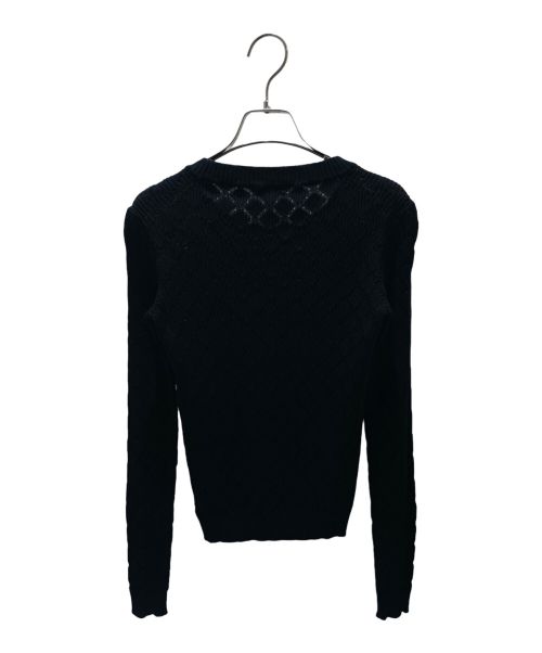 CHANEL（シャネル）CHANEL (シャネル) ココマークニット ブラック サイズ:34の古着・服飾アイテム