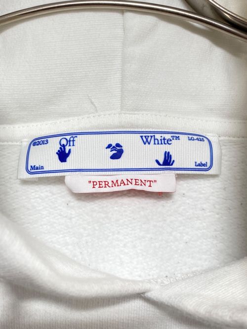 OFFWHITE（オフホワイト）OFFWHITE (オフホワイト) ディアグアロープリントパーカー ホワイト サイズ:XLの古着・服飾アイテム