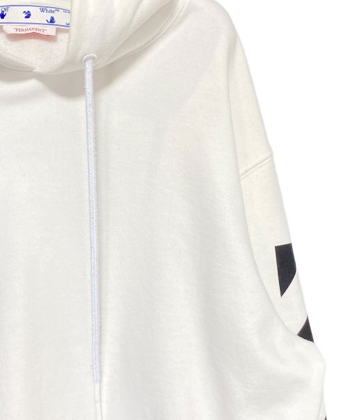 OFFWHITE（オフホワイト）OFFWHITE (オフホワイト) ディアグアロープリントパーカー ホワイト サイズ:XLの古着・服飾アイテム