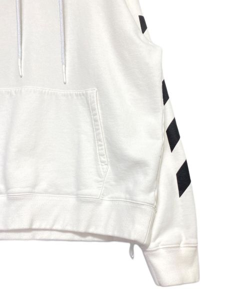OFFWHITE（オフホワイト）OFFWHITE (オフホワイト) ディアグアロープリントパーカー ホワイト サイズ:XLの古着・服飾アイテム