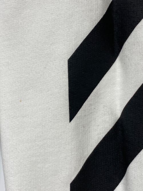 OFFWHITE（オフホワイト）OFFWHITE (オフホワイト) ディアグアロープリントパーカー ホワイト サイズ:XLの古着・服飾アイテム