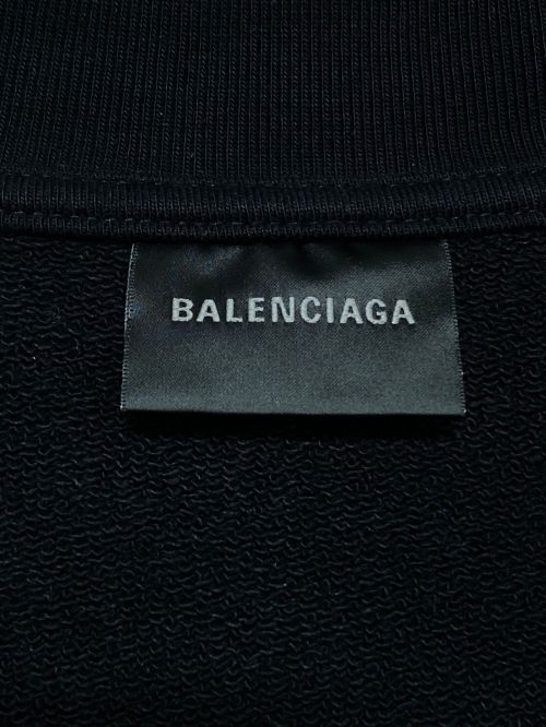 BALENCIAGA（バレンシアガ）BALENCIAGA (バレンシアガ) ロゴスウェット ブラック サイズ:XSの古着・服飾アイテム