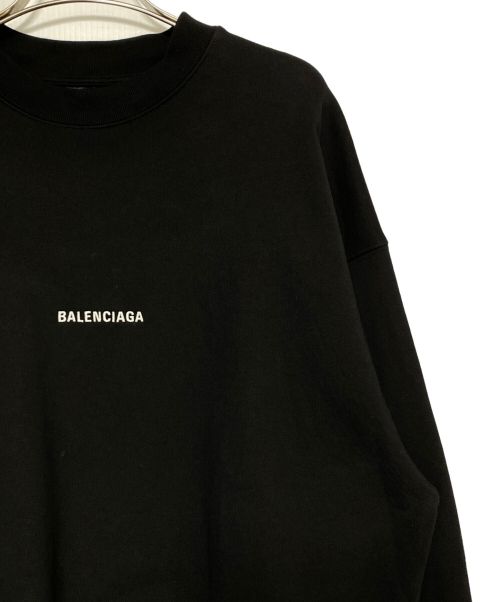BALENCIAGA（バレンシアガ）BALENCIAGA (バレンシアガ) ロゴスウェット ブラック サイズ:XSの古着・服飾アイテム