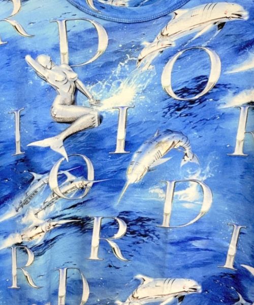 Dior（ディオール）Dior (ディオール) 空山基 (ソラヤマハジメ) ロボットTシャツ ブルー サイズ:Sの古着・服飾アイテム