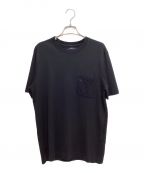 LOUIS VUITTONルイ ヴィトン）の古着「ダミエポケットTシャツ」｜ブラック