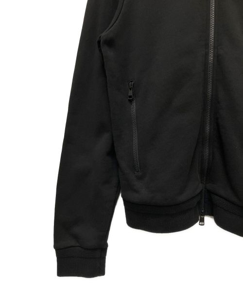 MONCLER（モンクレール）MONCLER (モンクレール) ロゴプリントトラックジャケット ブラック サイズ:Mの古着・服飾アイテム