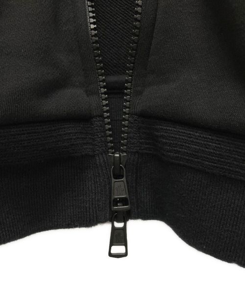 MONCLER（モンクレール）MONCLER (モンクレール) ロゴプリントトラックジャケット ブラック サイズ:Mの古着・服飾アイテム