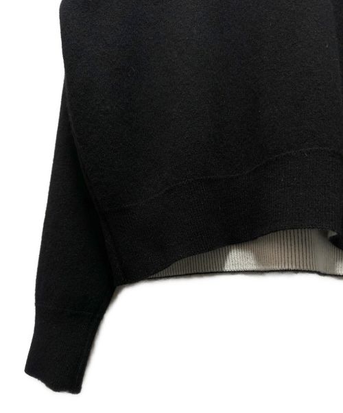 Christian Dior（クリスチャン ディオール）Christian Dior (クリスチャン ディオール) カシミア混J'ADIORロゴニット ブラック サイズ:38の古着・服飾アイテム