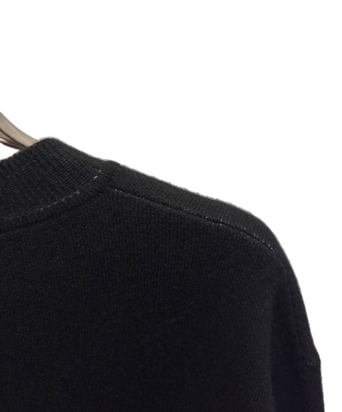 Christian Dior（クリスチャン ディオール）Christian Dior (クリスチャン ディオール) カシミア混J'ADIORロゴニット ブラック サイズ:38の古着・服飾アイテム